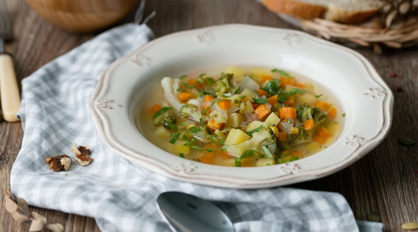 Фитнес-суп овощной в мультиварке Редмонд