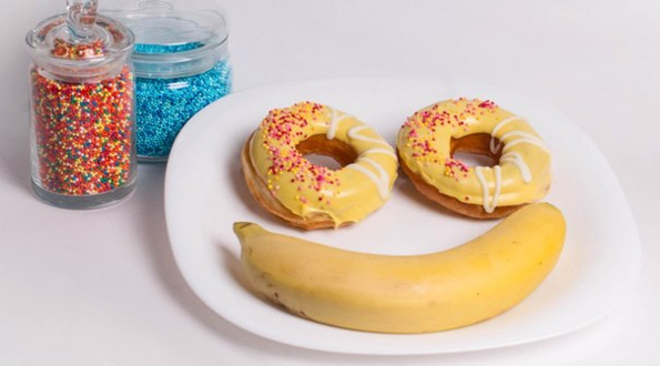 Банановые пончики в мультипекаре Редмонд