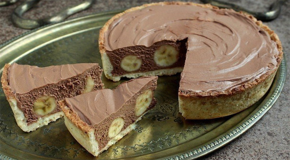 Пирог с бананом и шоколадом в мультипекаре Редмонд