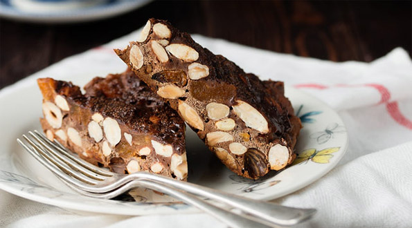 Шоколадный пирог панфорте в мультиварке Редмонд