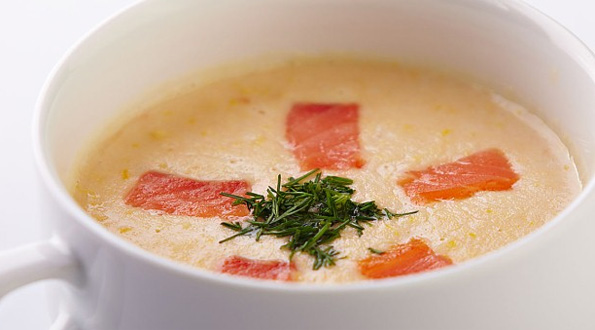 Крем-суп из форели в мультиварке Редмонд