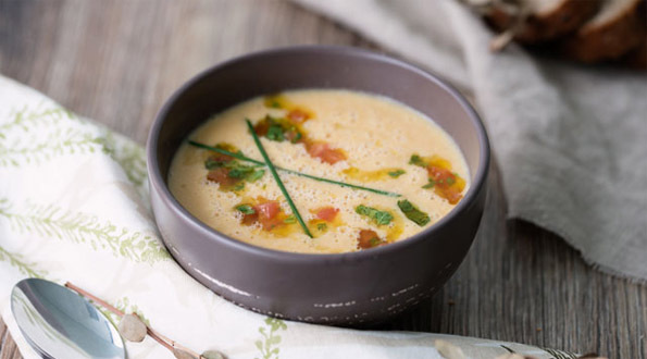 Крем-суп из курицы и кукурузы в мультиварке Редмонд